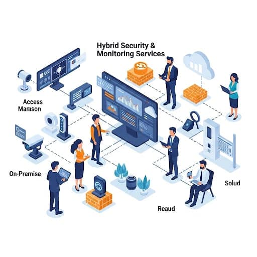 Hybrid Security and Monitoring Services